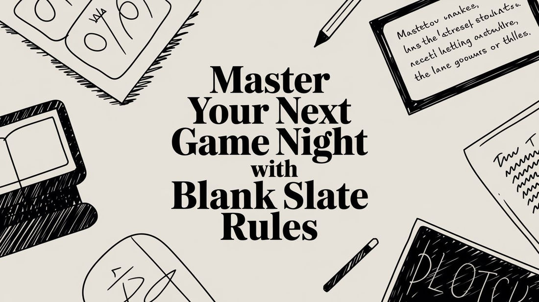 Master Your Next Game Night With Blank Slate Rules