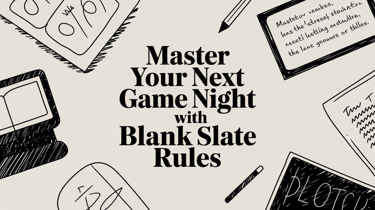 Master Your Next Game Night With Blank Slate Rules