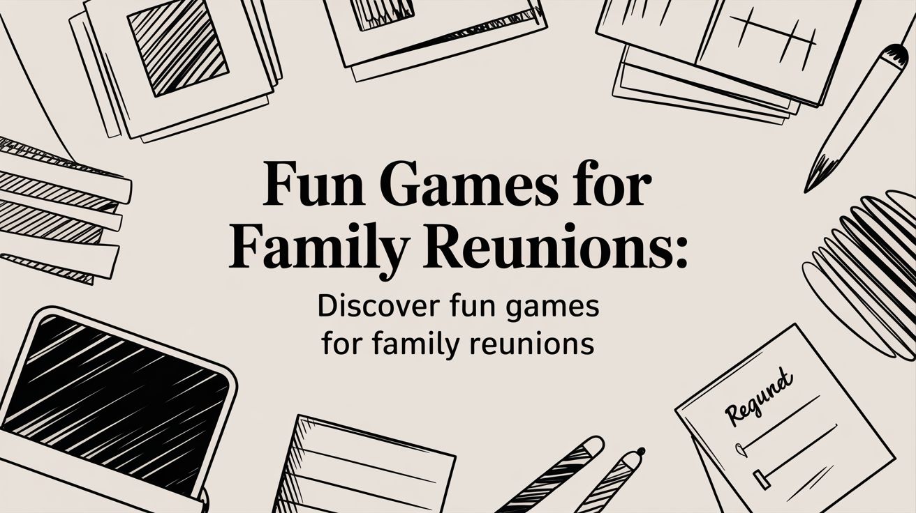 Fun Games for Family Reunions: Discover fun games for family reunions