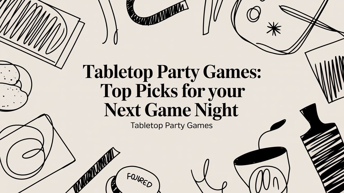 Tabletop Party Games: Top Picks for Your Next Game Night tabletop party games