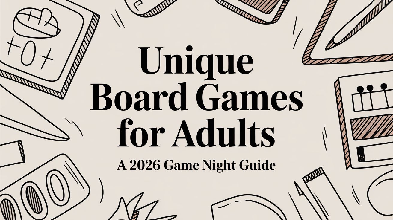 Unique Board Games For Adults A 2026 Game Night Guide Lost Boy Unique Board Games For Adults Game Night 