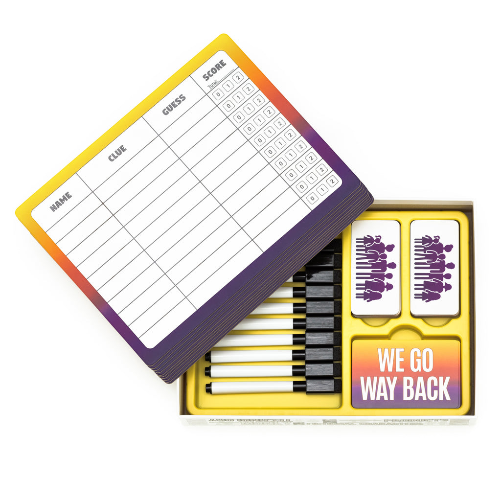 party game for friends and family, whiteboard game